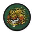 5.11 Flaming Skull Patch (92304)