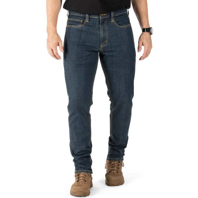 5.11 Defender-Flex Straight Jean Pant - Tin Wash Indigo (74465-585)