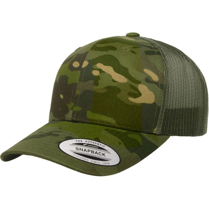 YP Retro Trucker Cap - Multicam Tropic