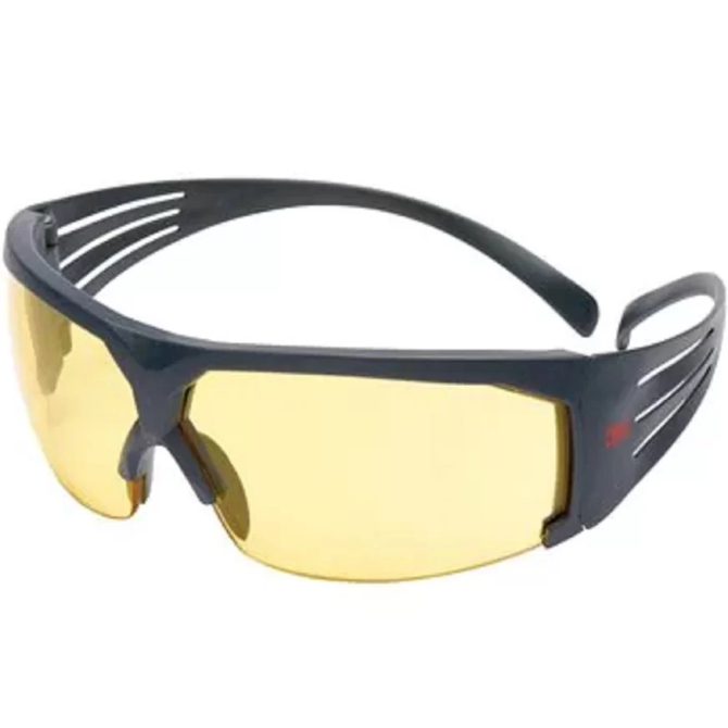 3M SecureFit 400X Blue Safety Glasses - Yellow