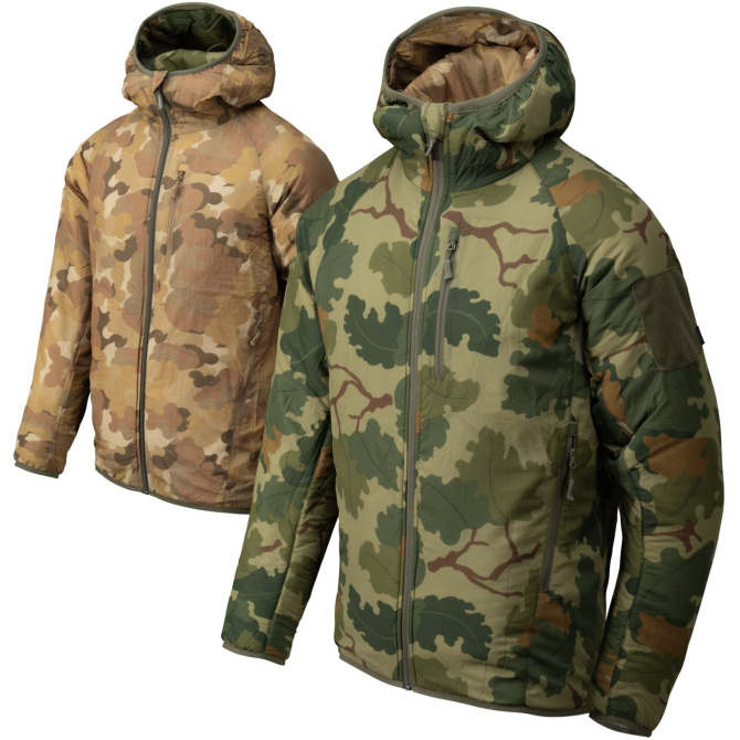 Helikon Reversible Wolfhound Hoodie Jacket - Mitchell Camo Leaf / Mitchell Camo Clouds