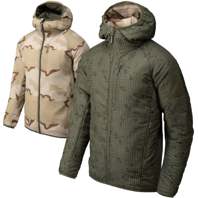 Helikon Reversible Wolfhound Hoodie Jacket - Desert Night Camo / US Desert