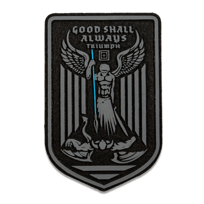 5.11 Saint Michael Black Morale Patch (92173)