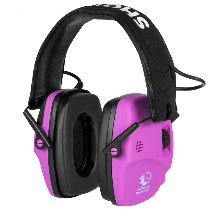 RealHunter ProSHOT BT Active Earmuffs - Pink (258-062)