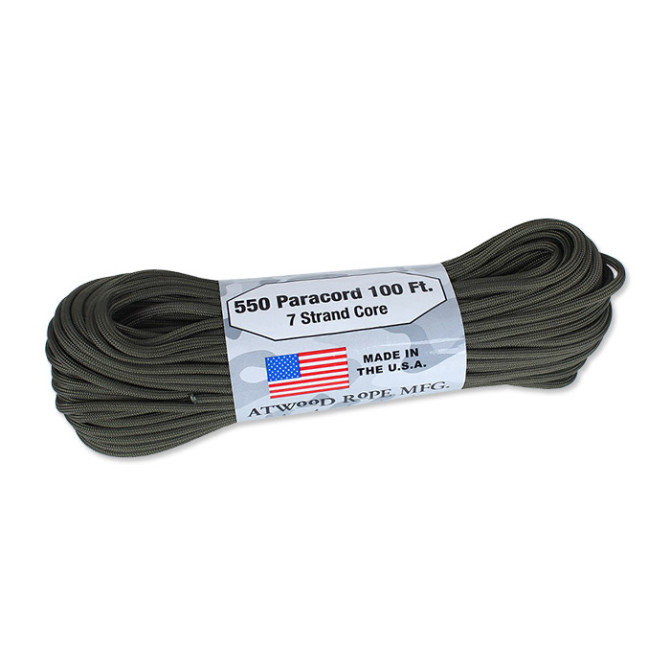 550 Paracord 100 ft. - Olive