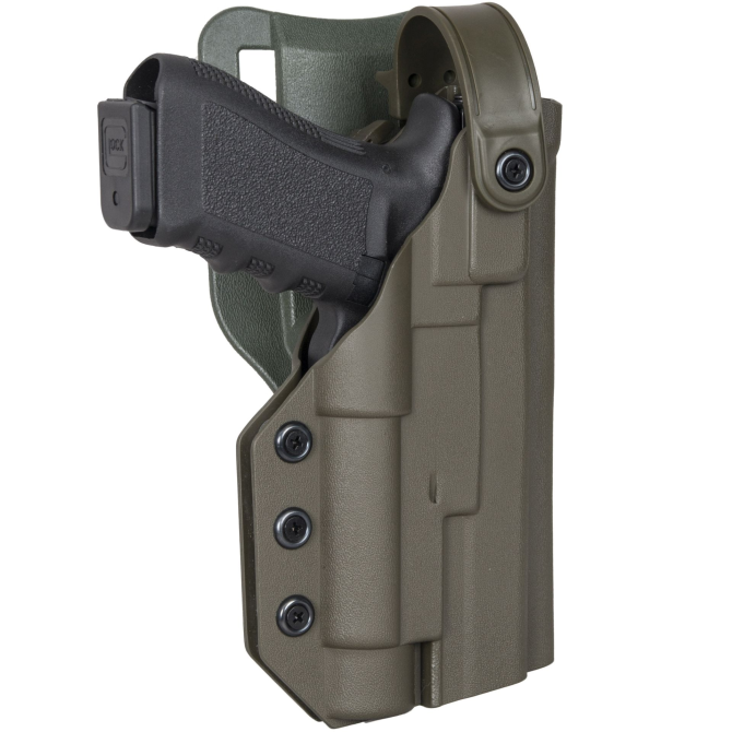 Doubletap OWB Strighter SLS Holster -Glock 17 + Streamlight TLR1 - Olive