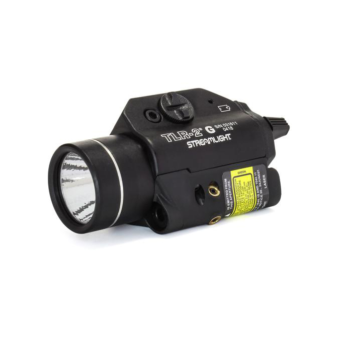 Streamlight TLR-2 HL 1000 lm + Green Aiming Laser Flashlight - Black (69265)