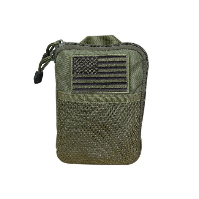 Condor Pocket Pouch with US Flag Patch Olive (MA16-001)