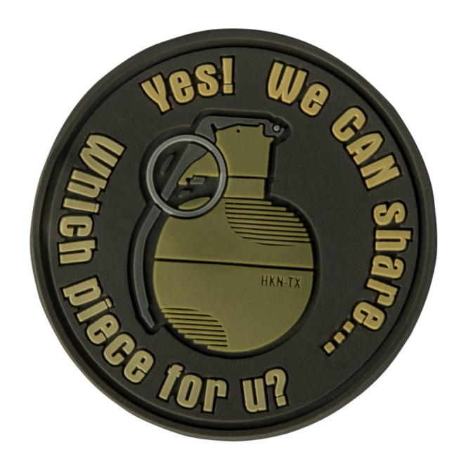 Helikon PVC Velcro Patch We Can Share - Brown