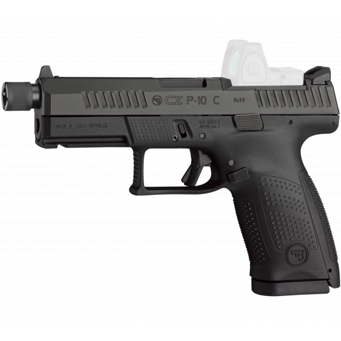 Pistolet CZ P-10 C OR SR - 9x19mm - Czarny