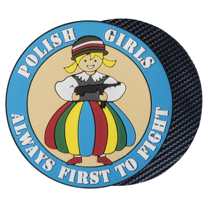 Helikon PVC Velcro Patch Polish Girls - Blue