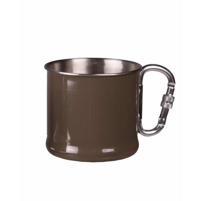 Mil-Tec Carabiner Mug 500 ml - Olive