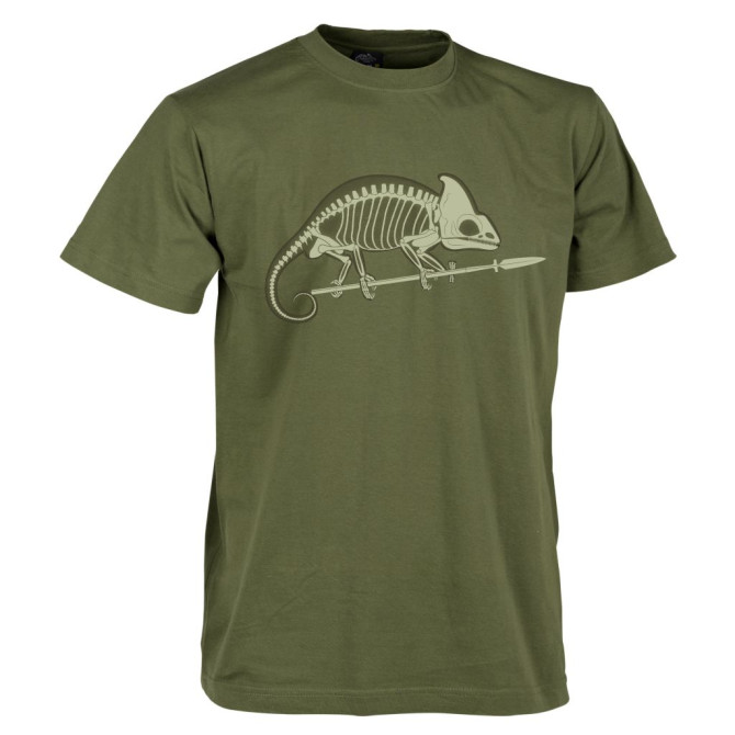 Helikon T-shirt Chameleon Skeleton - US Green