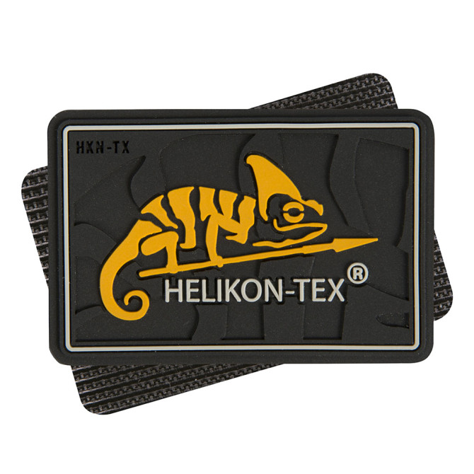 Helikon Logo PVC Velcro Patch - Black