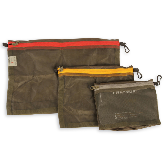 Tasmanian Tiger Mesh Pocket Set - Olive (7632.331)