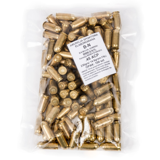 Amunicja Elaborowana B-N .45ACP 230gr/14,9g FMJ