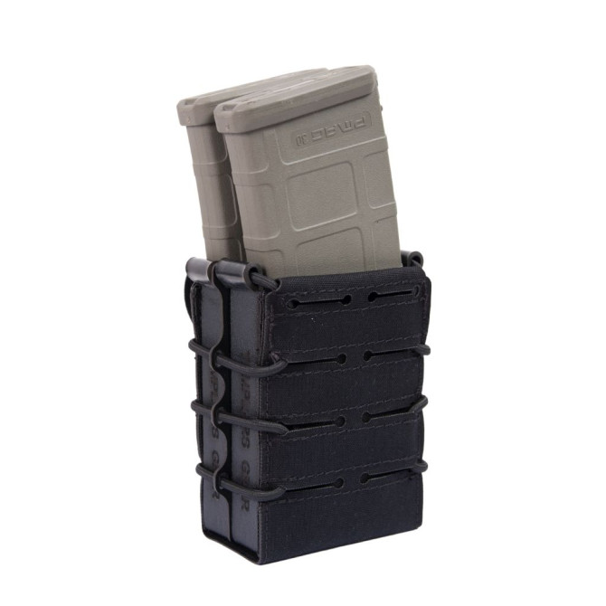 Templars Gear Double Fast Magazine Rifle Pouch - Black (TG-DFMR-BL)