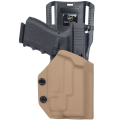 GR Kydex TACO OWB Drop Panel Holster - For Glock 19 + Streamlight TLR7A - Coyote