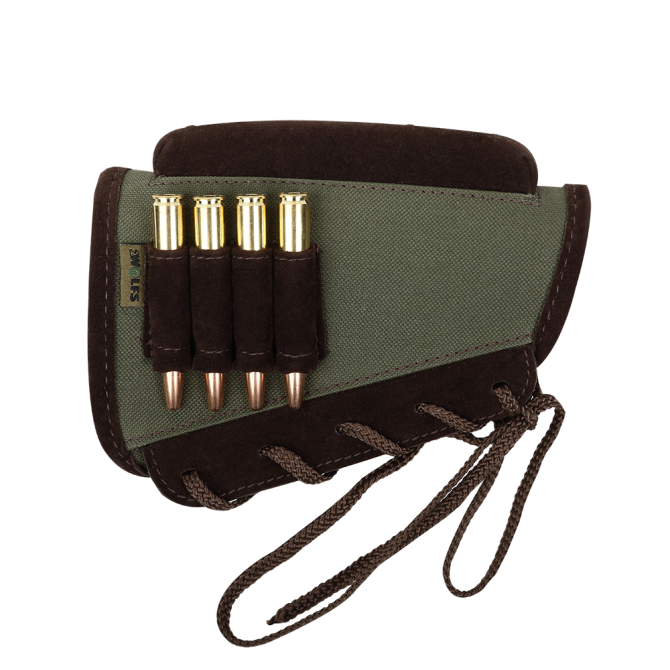 2WOLFS Lion III Bullet Buttstock Ammo Holder - Green