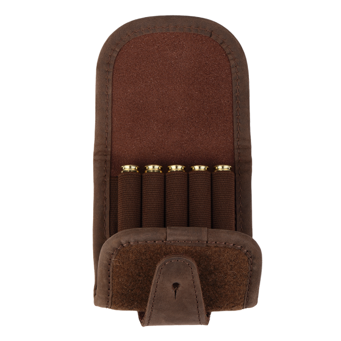 2WOLFS CHAMOIS Hunting Ammo Holder - Loden Brown