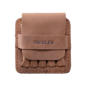 2WOLFS COYOTE Hunting Ammo Holder - Leather Brown