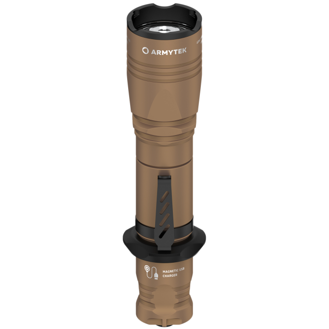 Armytek Dobermann Pro Tactical Flashlight - Sand