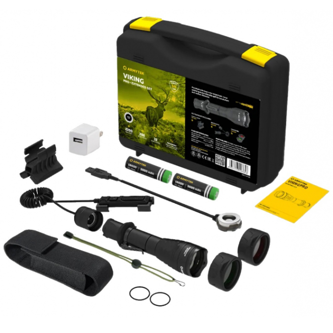 Armytek Viking Pro Flashlight Extended Set