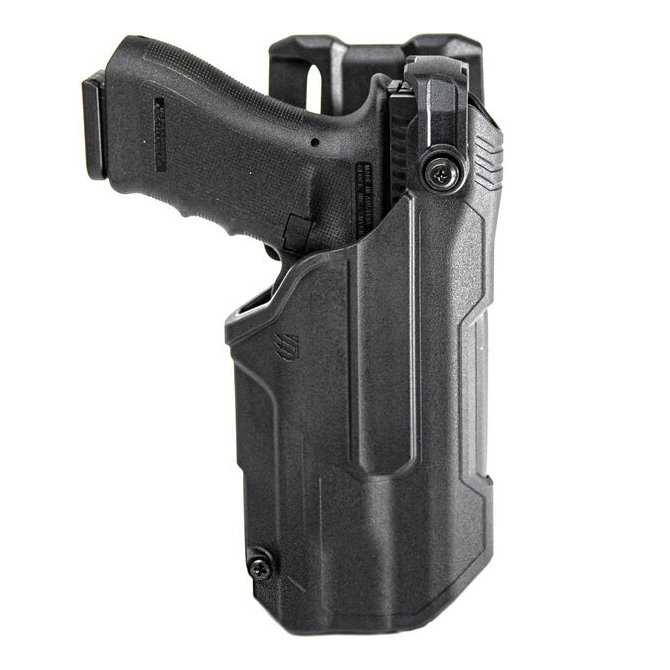 Blackhawk T-Series Level 3 Light Bearing Duty Holster - Glock Pistols + Streamlight TLR7/TLR8 - Black