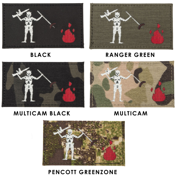 Combat-ID IR/IFF Cordura / Reflective Patch - Blackbeard Grilling