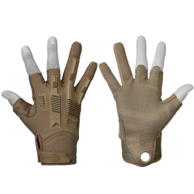 MoG Target High Abrasion ErgoShield Trivium Gloves - Coyote (8114C)