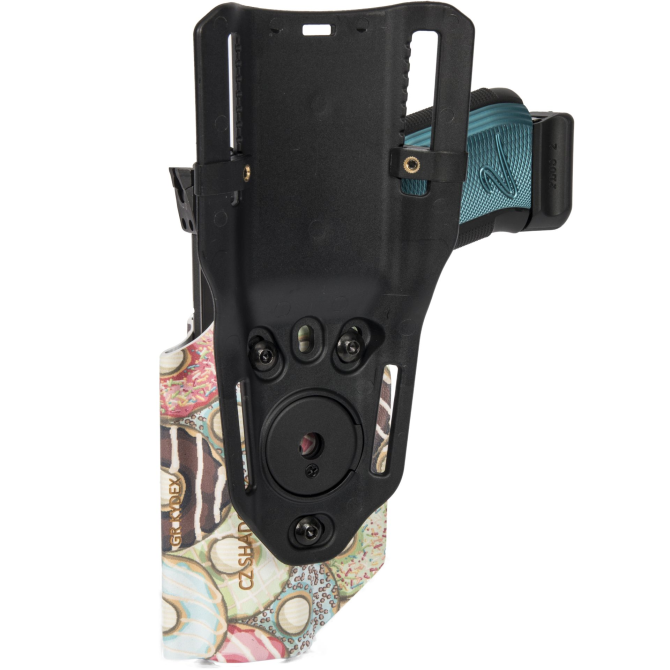 GR Kydex TACO OWB Drop Panel Holster - CZ Shadow 2 - Donuts Colored