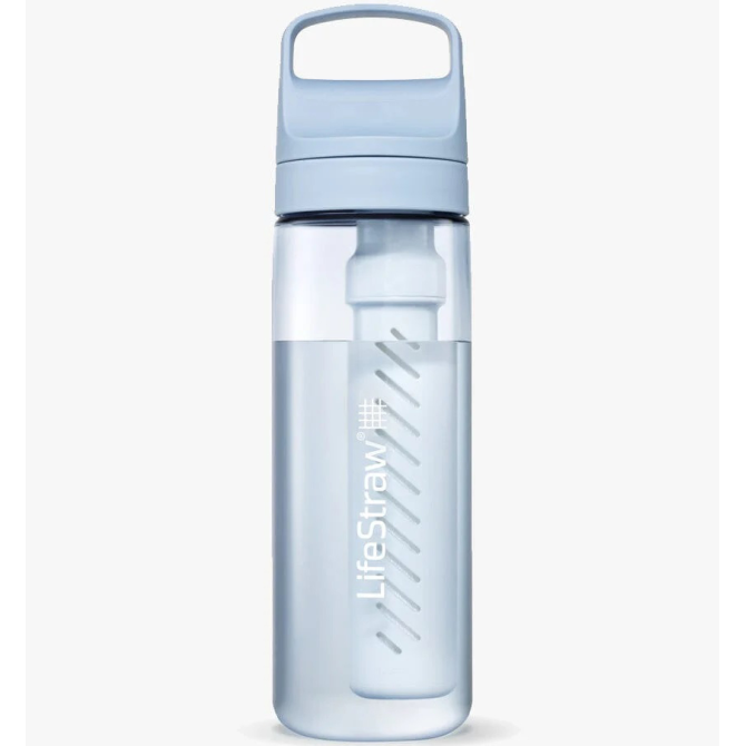 LifeStraw Go 2.0 Water Filter Bottle - 650 ml - Icelandic Blue