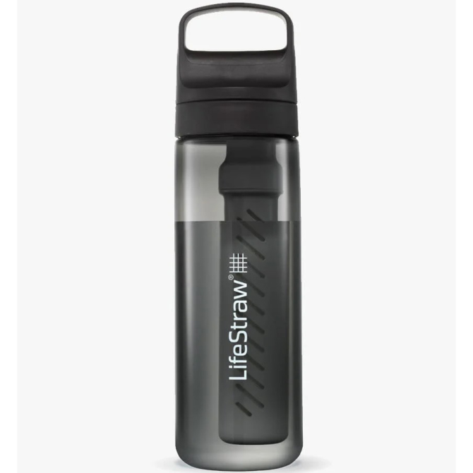 LifeStraw Go 2.0 Water Filter Bottle - 650 ml - Nordic Noir