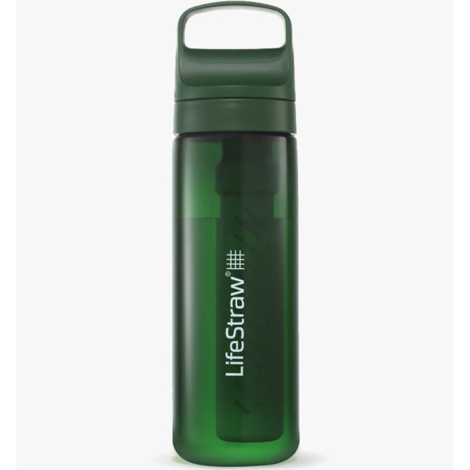 LifeStraw Go 2.0 Water Filter Bottle - 650 ml - Terrace Green