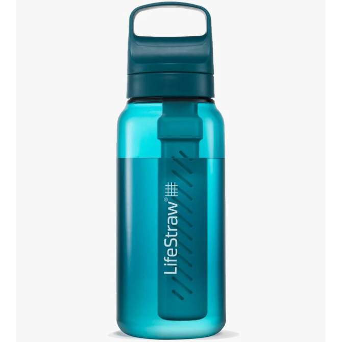 LifeStraw Go 2.0 Water Filter Bottle - 1l - Laguna Teal