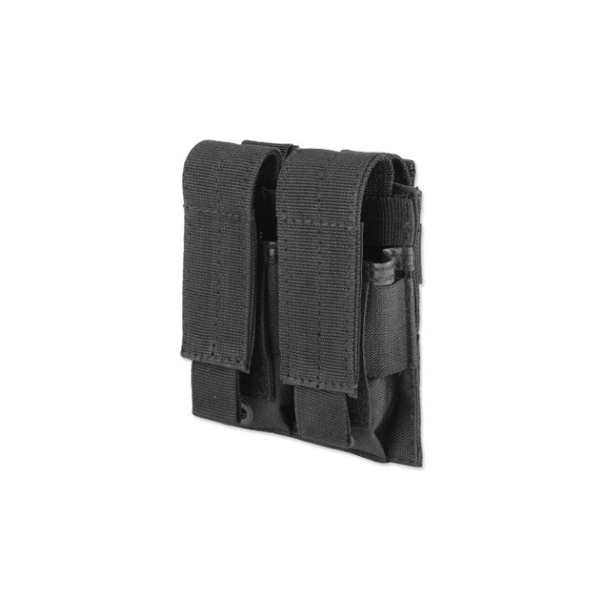 Mil-Tec Double Pistol Magazine Pouch - Black (13495502)