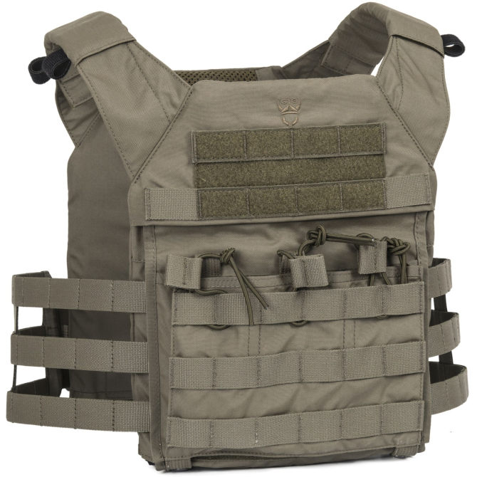 Gingers Tactical Gear GPC Kangaroo+Skeletal Plate Carrier - Ranger Green