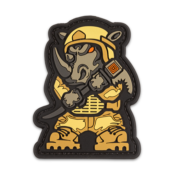 5.11 Rhino Breacher Morale Patch - Khaki (81613-055)