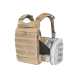 Tasmanian Tiger Trooper Back Plate Chest Rig Extension - Khaki (7789.343)