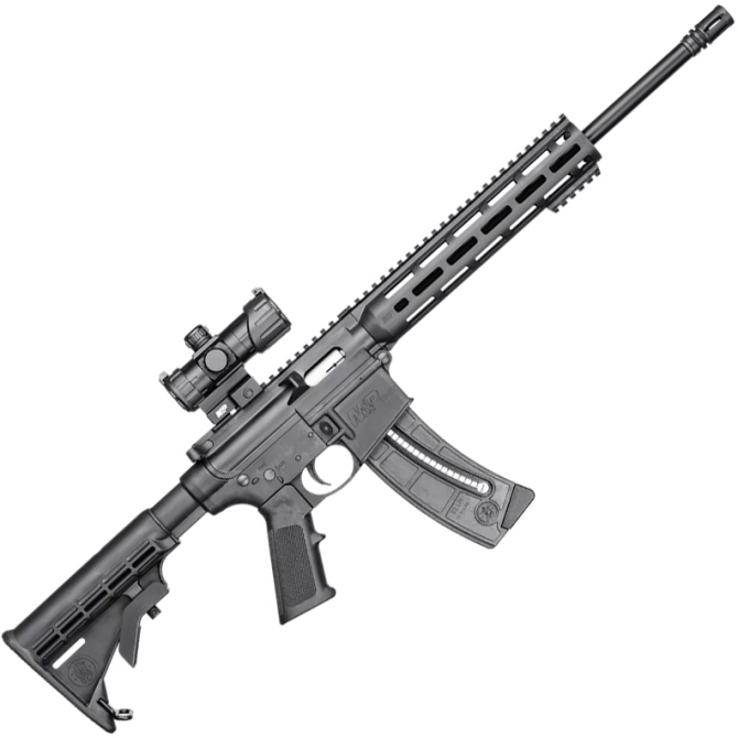 Karabinek Smith & Wesson M&P15-22 Sport 16.5" RED/GREEN DOT OPTIC - kal. .22 LR - Czarny (12722)