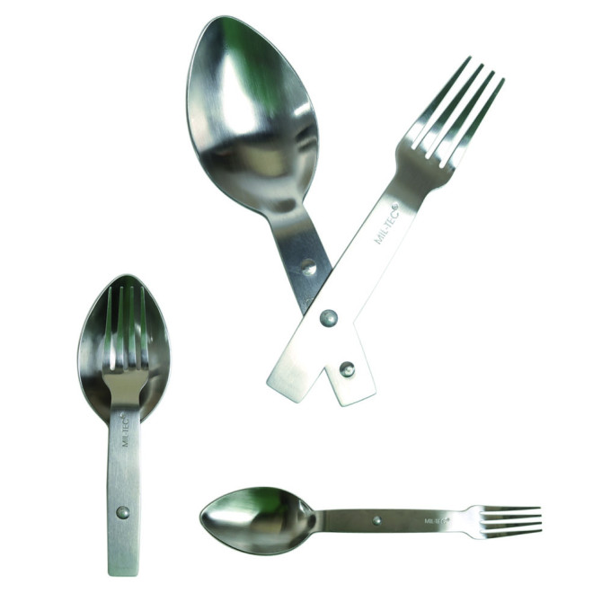 Mil-Tec Cutlery Set 2-pcs Foldable (14622700)