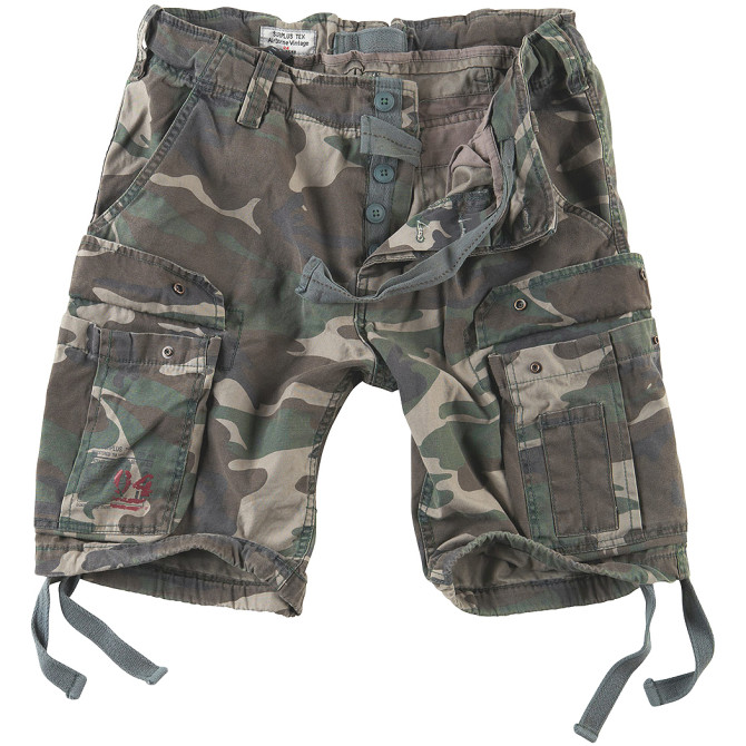 Surplus Airborne Vintage Shorts - Woodland