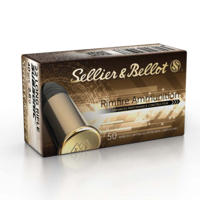 Amunicja Sellier & Bellot  .22LR 40gr/2,6g LRN Subsonic