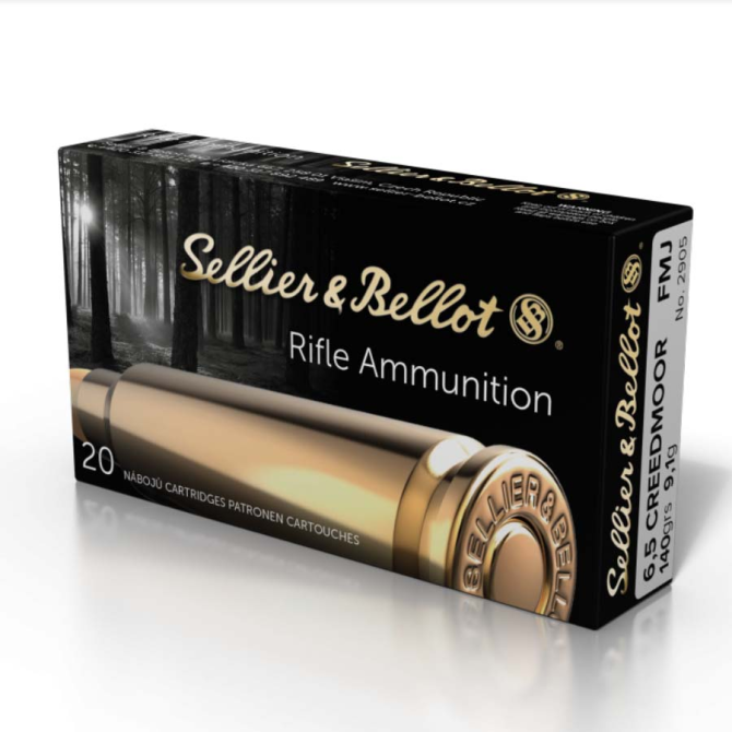 Amunicja Sellier & Bellot  6,5 Creedmoor 140gr/9,1g FMJBT