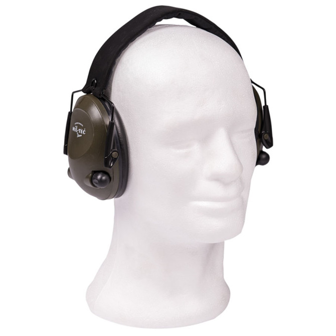 Mil-Tec Electronic Ear Defenders - Olive