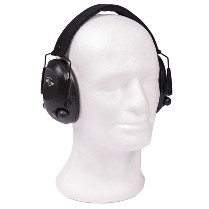 Mil-Tec Electronic Ear Defenders - Black