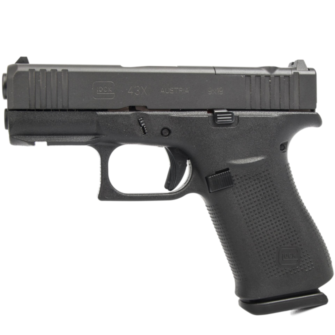 Pistolet Glock 43X MOS - 9x19mm - Czarny (74160)