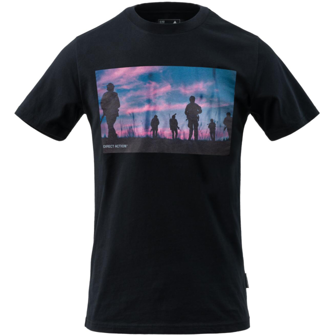 Direct Action Sunset T-Shirt - Black