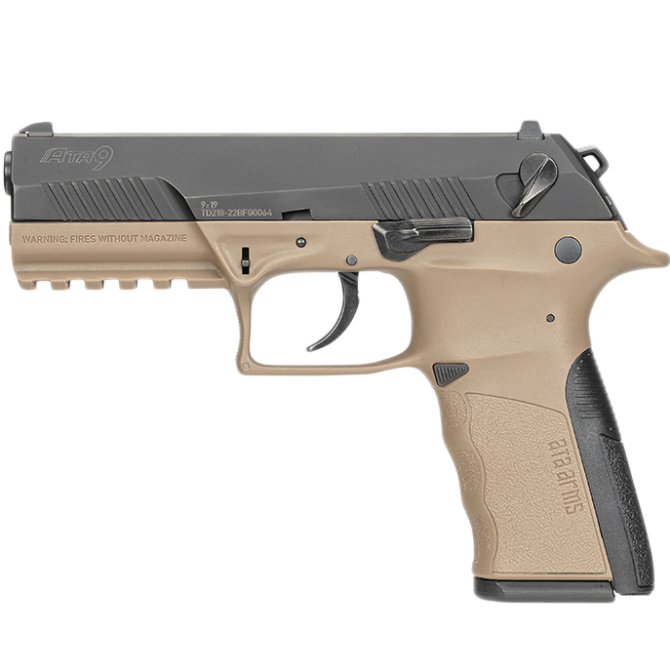 Pistolet ATA 9 - kal. 9x19mm - FDE / Czarny