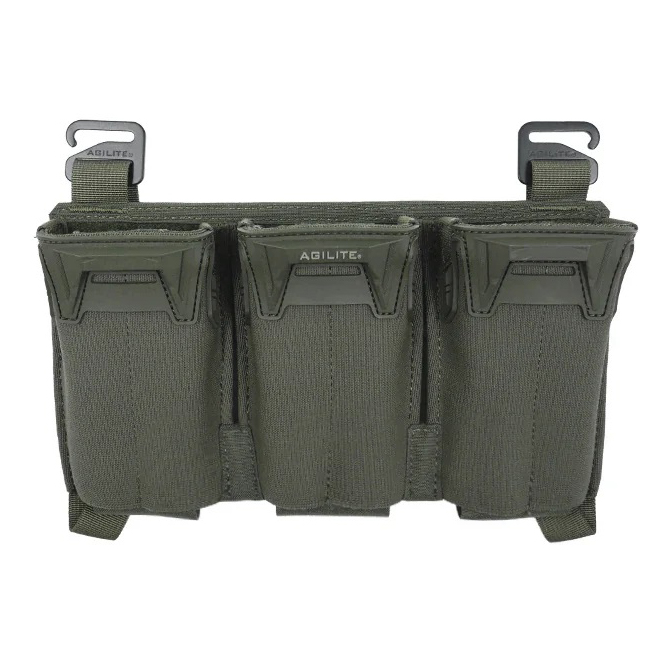 Agilite Pincer Placard Triple Multi-Caliber Mag Pouch - Ranger Green